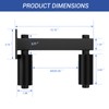 TOIMIOTOIM Adjustable Slide Gate Guide Roller,Heavy Duty 4" Thickening Sliding