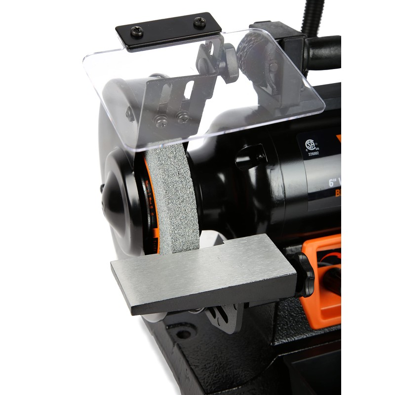 WEN BG625V 2.5-Amp 6-Inch Variable Speed Bench Grinder with Flexible