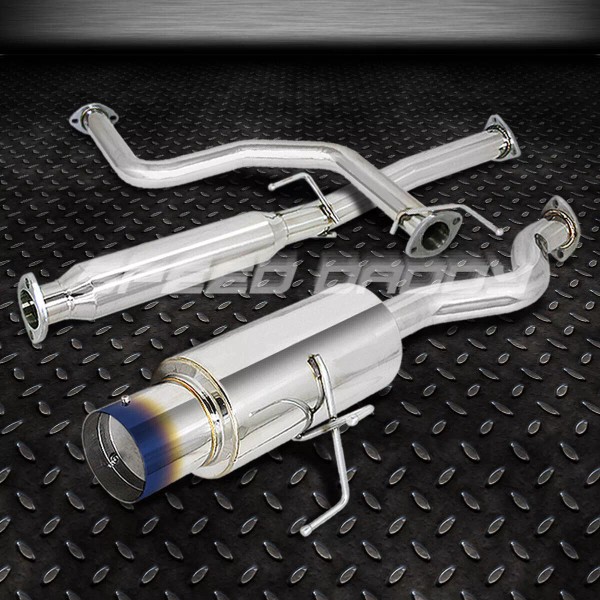 Speed Daddy SS CAT BACK EXHAUST 4.5" BURNT TIP MUFFLER