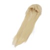 Women Long Blonde Wig with Bangs Synthetic Secure Fit Heat
