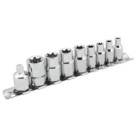Performance Tool W1338 9-Piece External Star Socket Set