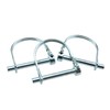KKUANG 3PCS 6x50mm Carbon Steel D Locking Pin Semi Circular