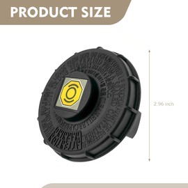 Ferianl Brake Fluid Cap Replacement for Honda, Brake Master Cylinder Cap, Compatible with Accord Fit EV Hybrid S2000, Brakes Reservoir Caps 46662-SLE-J01, 46662-S8A-003