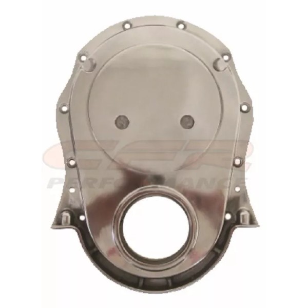 CFR Performance Polished Aluminum Timing Chain Cover For 66-90 Chevy