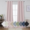 Aiyufeng Pink Blackout Curtains 96" Long