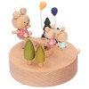 Wooden Seesaw Music Box Handicraft Home Decoration Desktop Ornament Valentine's