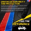 FITHOIST V-Bridle Tow Strap(Red&Blue) 2" x 6' with Snap Hooks,