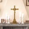 Standing Crucifix - 16 Inch Jesus Cross with Base for