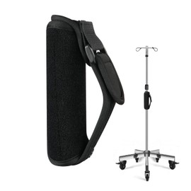 Beautyflier Universal IV Poles Stand Grip Holder Strap for Move, Removable Handle for IV Pole, Adjustable Height for Home Care (IV Pole Not Included)