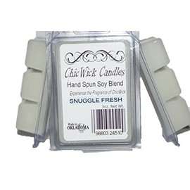 ChicWick Candles 3Pack Snuggle Fresh Soy Blend Wax Melts 9oz 18 Wax Cubes Wax Tarts Wax Chunks, 100 Plus Hours of Quality Fragrance