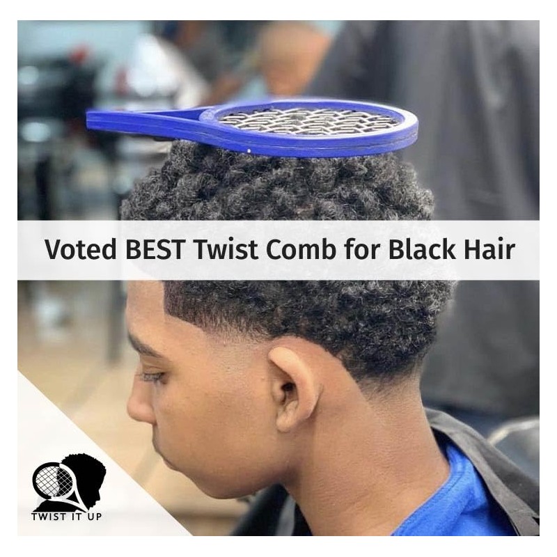 Twist It Up Comb (Imperial Blue) - Alternative to Hair