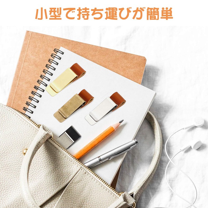 Pen Holder, nalaina 4 Pcs Notebook Leather Pen Holder Pen
