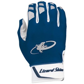 Lizard Skins Komodo V2 Adult Baseball Batting Gloves (Navy Blue, Large)
