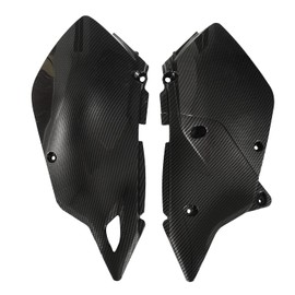 JFG RACING DRZ400 Plastic Kit,Imitation Carbon Fiber Dirt Bike Fender Fairing Body Work Raplacement Kit for DRZ400SM DRZ400S DRZ400E Supermoto Black