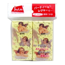 Angel S200127 Paper Napkin Handkerchief (S), Bulk Purchase Set, 20 Sheets x 6 Packs