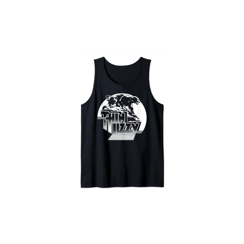 Thin Lizzy – Night Life Panther Circle Tank Top