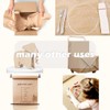 SMART&CASUAL 17.8"×1,200"(100') Brown Kraft Wrapping Paper for Craft Gift Bulletin