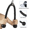 HIUOUIH Triceps Rope Biceps Rope with Swivel Fitness Triceps Handle