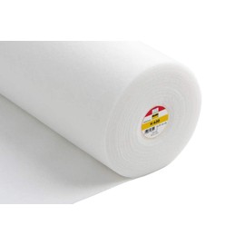 Vlieseline H630 Volume Fleece Batting - Low Loft, Iron-On Fusible, for Sewing, Quilting, Patchwork and Crafting - 90cm Width - White - Half Metre