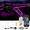 USB Car LED Lights, Interior Car Lights Strip with APP