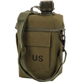 Mil-Tec Patrol Canteen 2L with Cover and Strap Olive