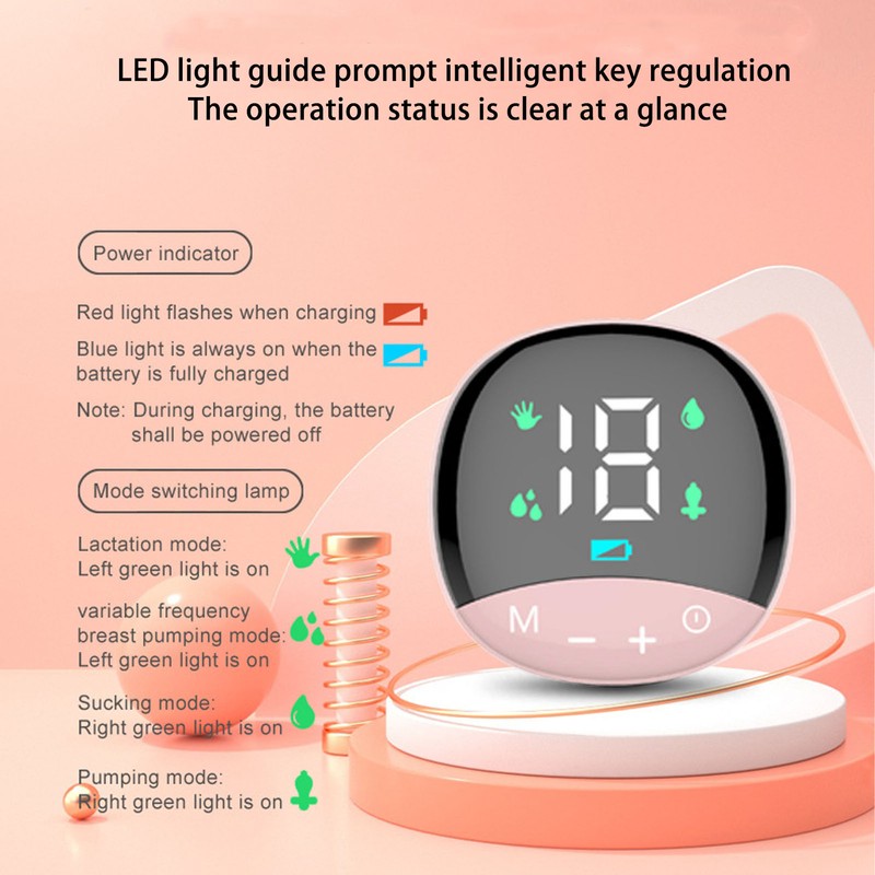 Electric Breast Pumps Automatic Intelligence Painless Wireless Noiseless Massage Breast