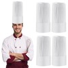 Mumucove 4 Pcs Chef Hats for Men Adult Tall Chef