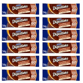 McVitie's Choc Digestive Slice, 12 x 54 g (Pack of 1)