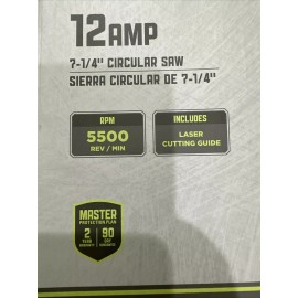 Master Mechanic NEW MASTER MECHANIC 12 AMP 7 1/4" CIRCULAR SAW W/LASER GUIDE 12amp