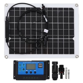 15W Flexible Solar Panel with 50A Controller Monocrystalline Silicon PET Photovoltaic Power Panel