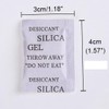 Weriirew 100 Bags Silica Gel Bag Sachets Desiccant Small Bags
