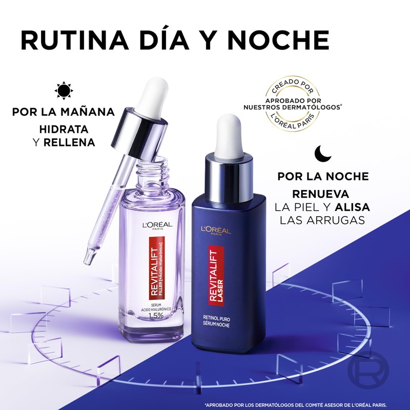 L'Oréal Paris Routine Day and Night Anti-Wrinkle Serum with Hyaluronic