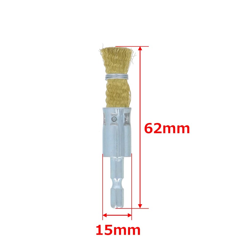 Takagi Earth Man Hexagonal Shaft Brush Brush Brass Wire 0.6