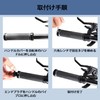 DEVENTORZ Bicycle Grip, Easy to Grip, Anti-slip Rubber, Handle Grip,