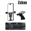 Zchan Car Phone Mount Fit for Toyota Camry 2024-2021,Gravity Auto-Clamping