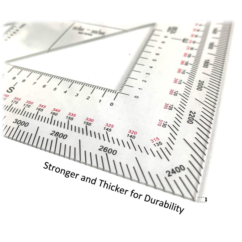 Military Protractor - Perfectly cut for Land Nav