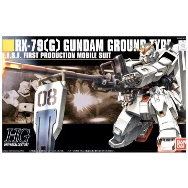 Bandai Hobby #79 RX-79(G) Gundam Ground Type, Bandai HGUC Action Figure