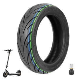Prodrocam 10 x 2,30-6,5 CST E Scooter Reifen Tubeless für NIU KQi2 / KQI2 Pro Elektroroller 10 Zoll Vakuum Reifen Schlauchlose Vorne/Hinten, mit Ventil (1 Stück)