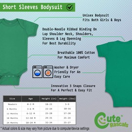 Custom Baby Bodysuit Free Range Baby! Chicken Farm Funny Cotton Boy & Girl Baby Clothes Kelly Green Design Only 12 Months