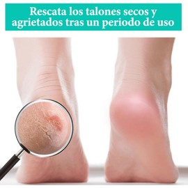 Calcetines Hidratantes para el Talón Agrietado, 2 Pares Calcetines para el Talón, Forro de Gel Vitaminado, Calcetines de Tacón Suaves y Transpirables, Curar y Tratar los Tacones Secos y Agrietados Mientras Duermes.(Gris)