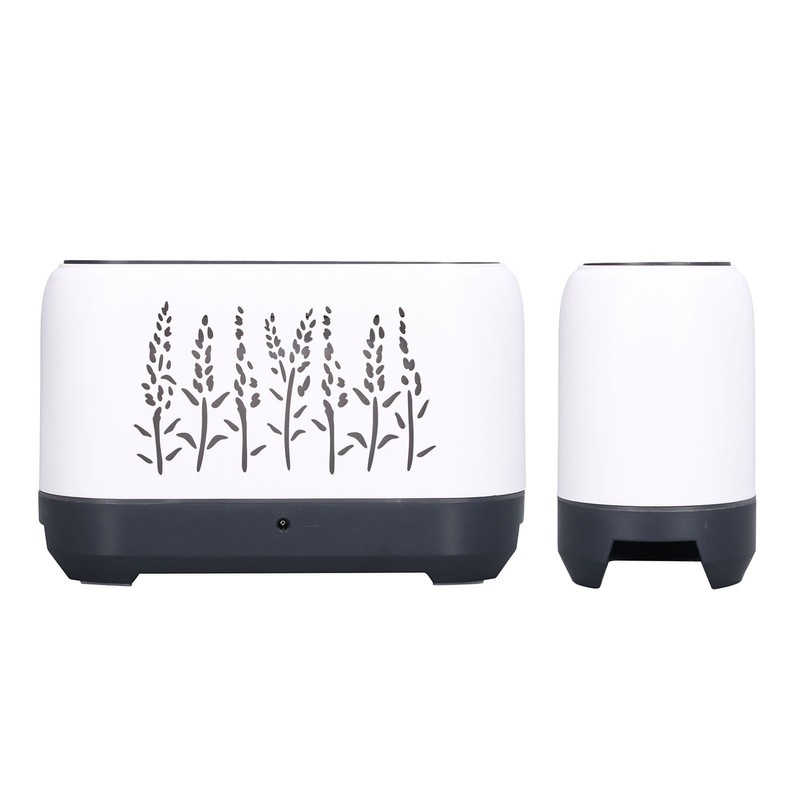 Humidifier 200ml White Hollow Flame Ultrasonic Atomization Silent Aroma Diffuser