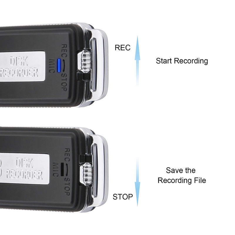 Digital Voice Recorder,Portable Digital USB Disk Audio Voice Recorder with