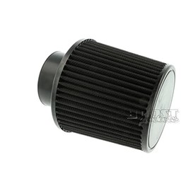 Universal Sports Air Filter 127 mm Connection 70 mm Open Air Filter Black