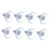 Alipis 8 Pack PVC Suction Cups Thick for Desk Fish
