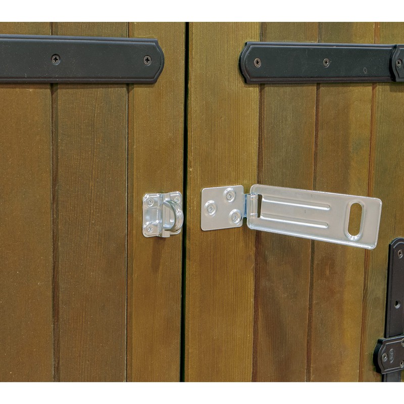 amig - Mod.1 Steel and Zinc Plated Padlock Holder/118.5x45mm/Heavy Duty