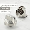 ZNTVW WB03X29300 Stainless Steel Top Surface Burner Knob Replacement for