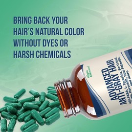 RIGHT ELEMENT - Advanced Anti-Gray Hair | Decreases Chances of Gray Hair and Stimulates Healthy Hair Growth (60 Count (Pack of 1))