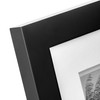 Gallery Solutions - 16"x20" Flat Black Wall Picture Frame -