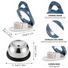 QUNLIUJIAO Set of 2 Egg Cutters with Egg Cutter, Egg