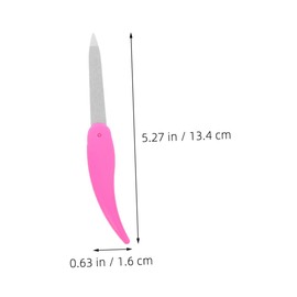 WOONEKY 8pcs Metal Nail File Set Stainless Steel Fingernail Toenail Files Ox Horn Shape for Polishing Filing Portable for Travel and Salon Use